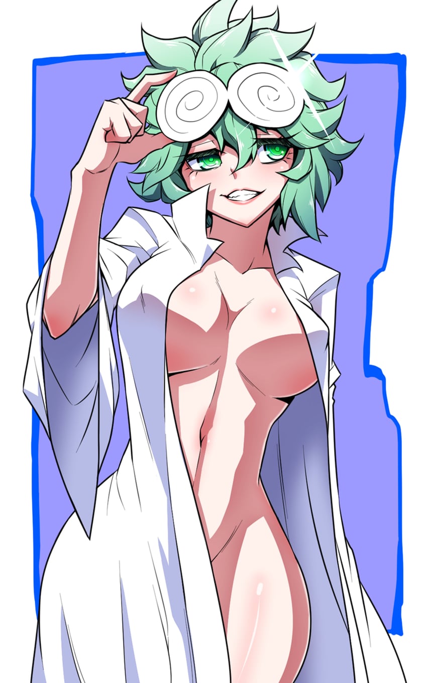scientist (zannen onna-kanbu black general-san) drawn by jin_(mugenjin)