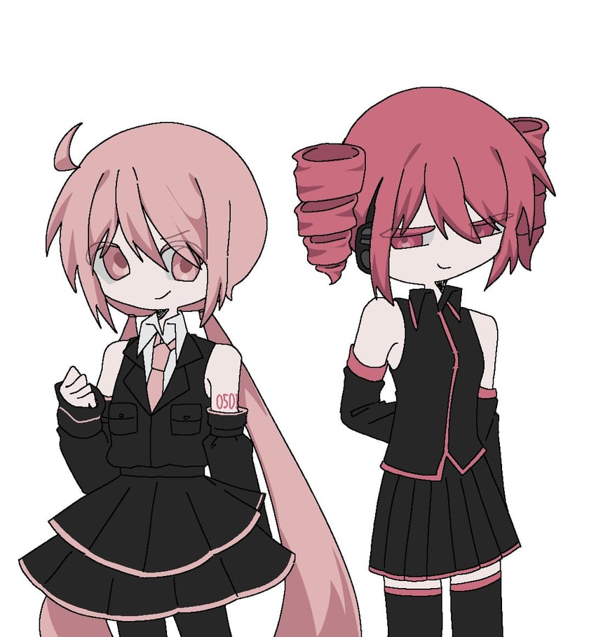 kasane teto and oune meno (utau) drawn by sn_(sn_utu00)