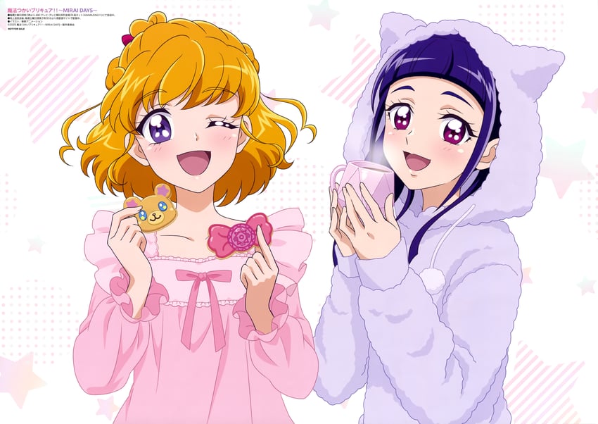 asahina mirai and izayoi liko (precure and 4 more)