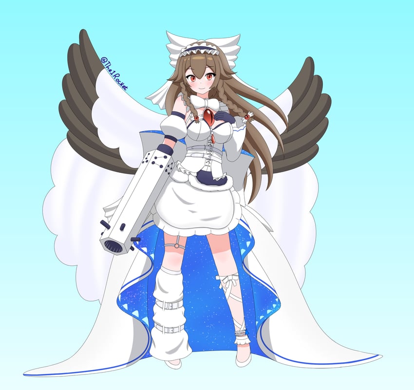 reiuji utsuho (touhou and 1 more) drawn by the1rocket