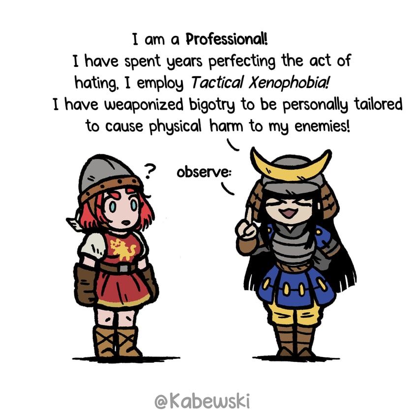samurai and longbowman (age of empires and 1 more) drawn by kabewski