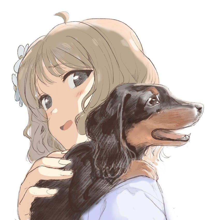 suou momoko (idolmaster and 1 more) drawn by andou_shuki