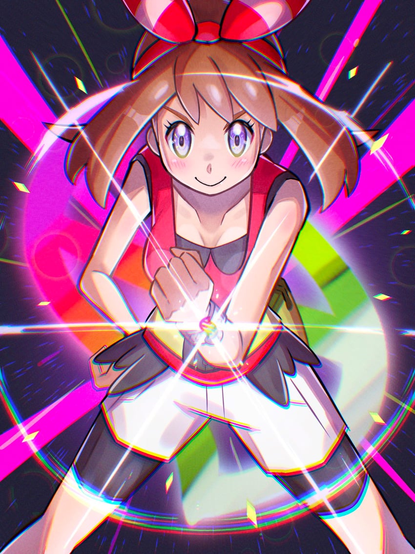 may (pokemon and 1 more) drawn by inana_umi