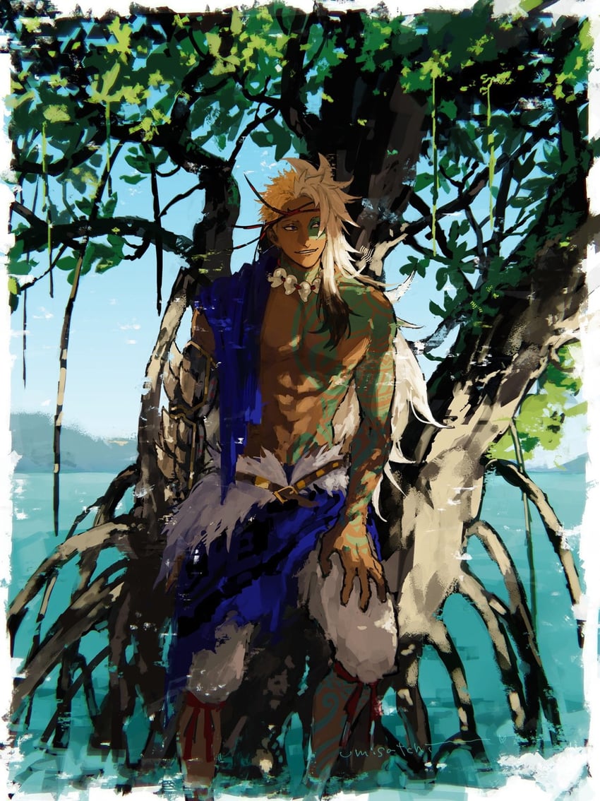 umisachi-hiko (fate and 1 more) drawn by savamisooon