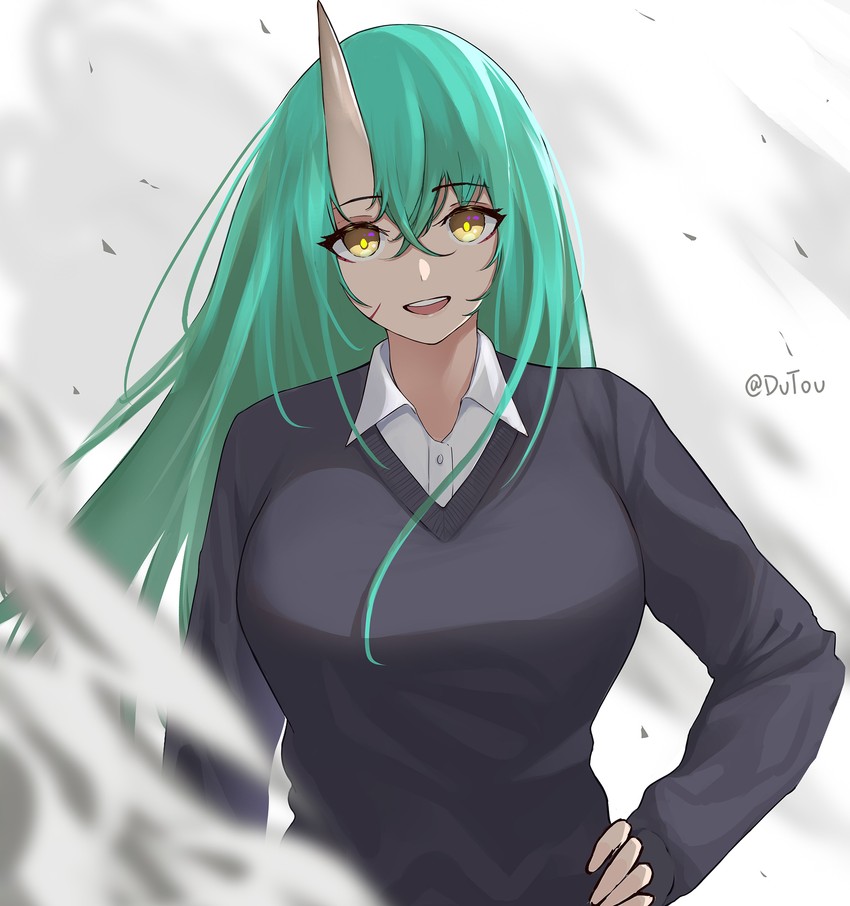 hoshiguma (arknights) drawn by dutou
