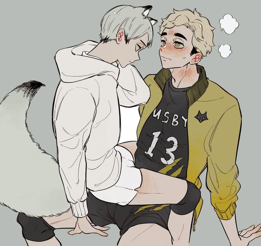 miya atsumu and kita shinsuke (haikyuu!!) drawn by coco_(238243)
