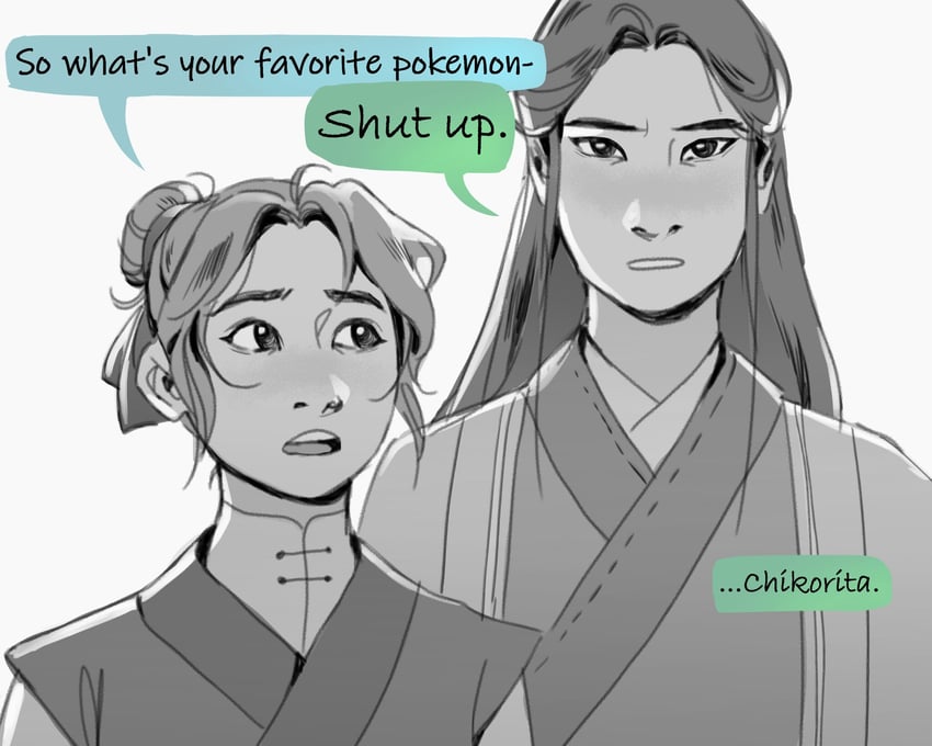 shen qingqiu and shang qinghua (renzha fanpai zijiu xitong) drawn by tadpole_art