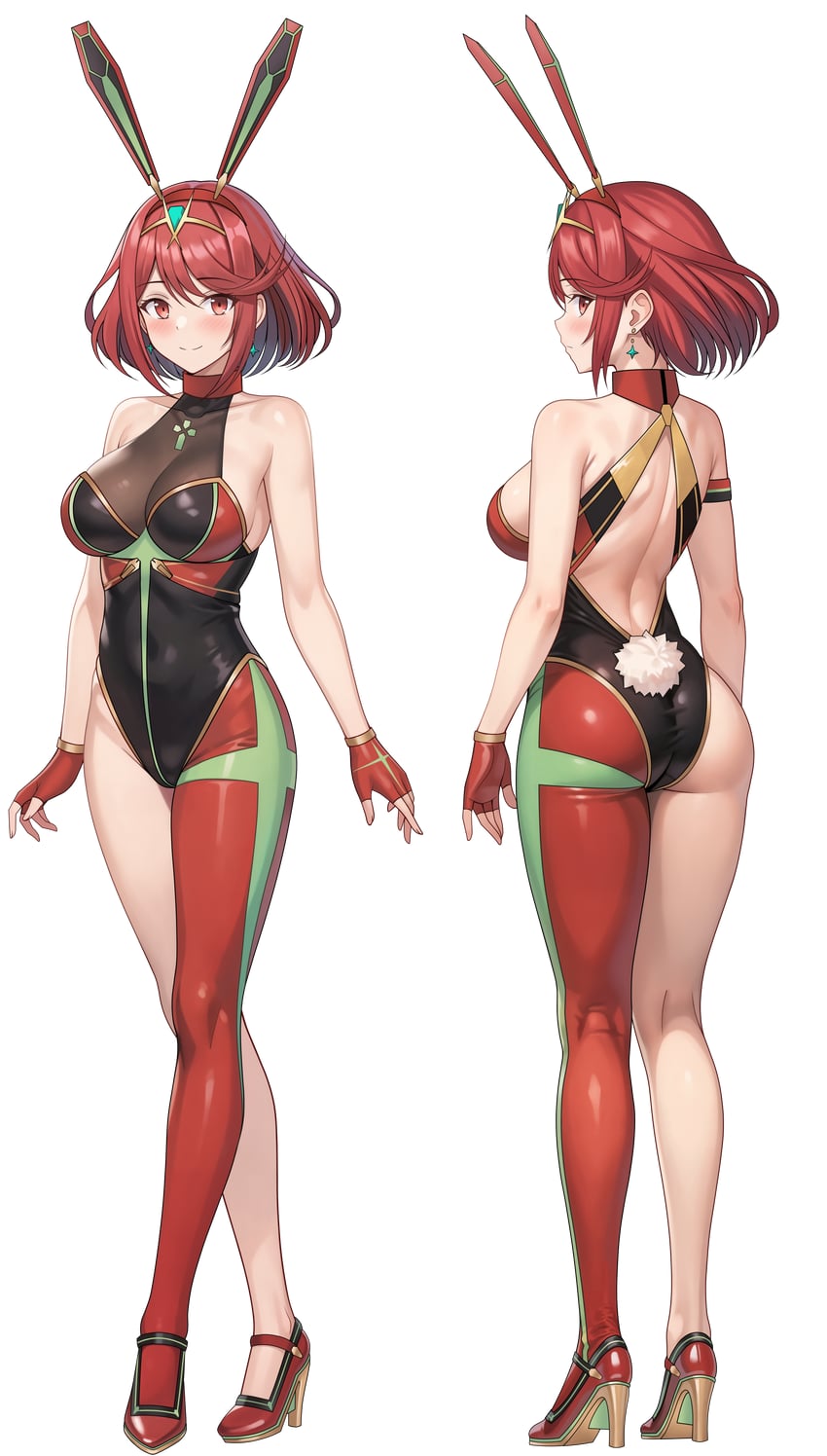 pyra (xenoblade chronicles and 1 more) drawn by vodka13