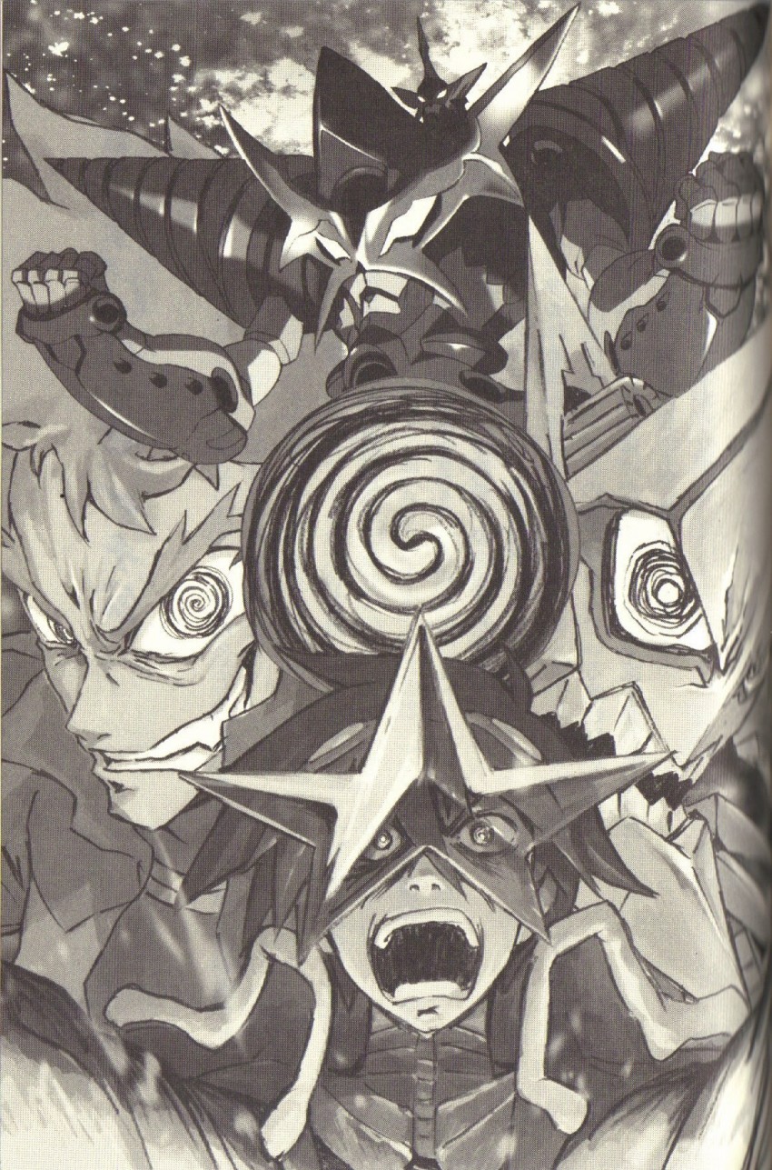 simon, kittan bachika, king kittan, and chouginga gurren-lagann (tengen toppa gurren lagann) drawn by shinagawa_hiroki