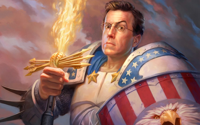 stephen colbert (the colbert report) drawn by todd_lockwood