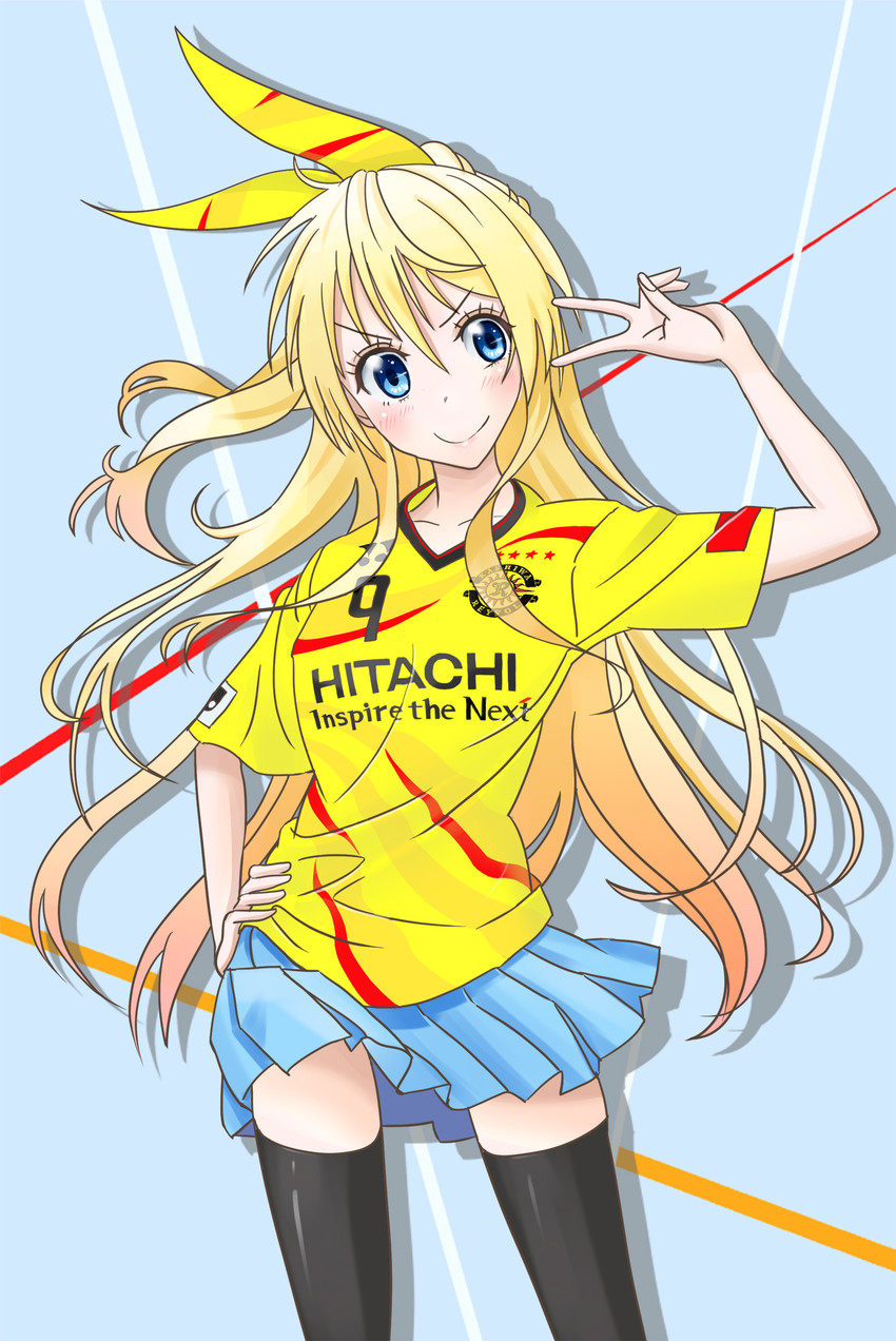 kirisaki chitoge (nisekoi and 2 more) drawn by pagotan