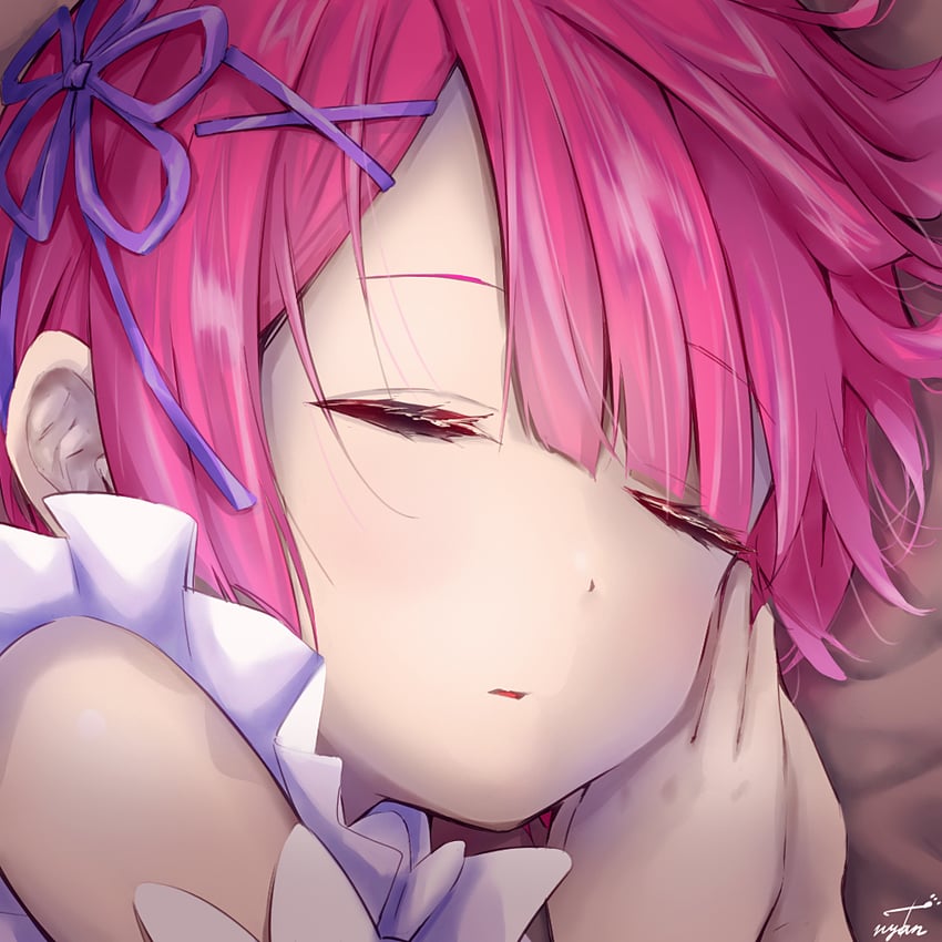 ram (re:zero kara hajimeru isekai seikatsu) drawn by tarunyan