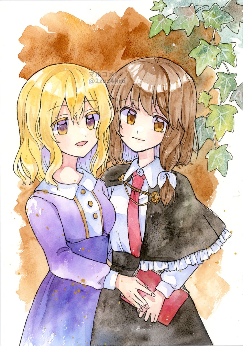 usami renko and maribel hearn (touhou) drawn by 2zuz4hru