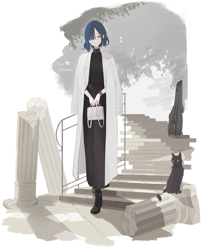yamada ryo (bocchi the rock!) drawn by ayato_ri_yagi