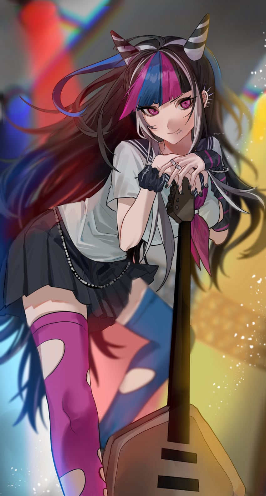 mioda ibuki (danganronpa and 1 more) drawn by shujitsu_55