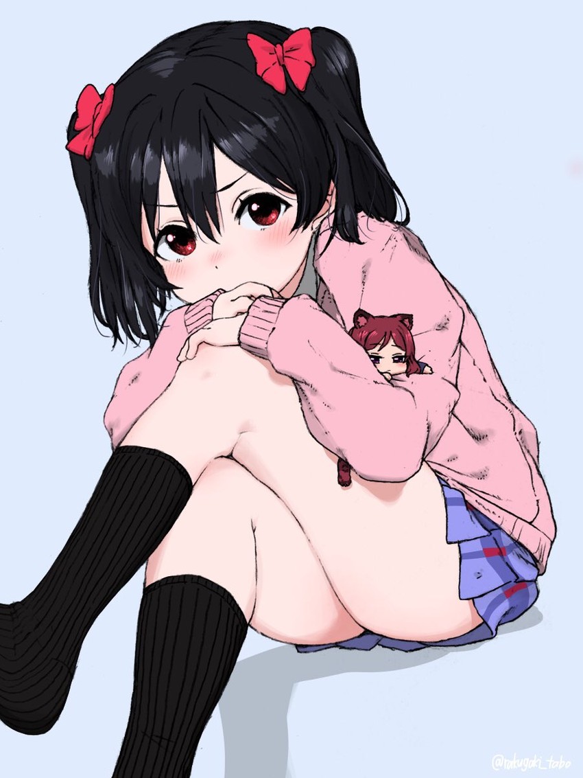 nishikino maki and yazawa nico (love live! and 1 more) drawn by turbo_engine_(rakugaki_tabo)