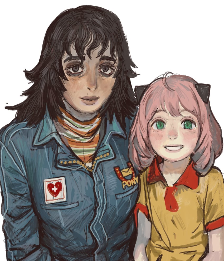 anya (spy x family and 1 more) drawn by mossacannibalis