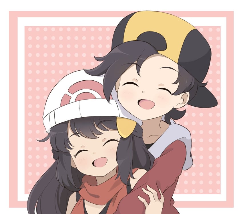 dawn and ethan (pokemon and 2 more) drawn by chocomiru