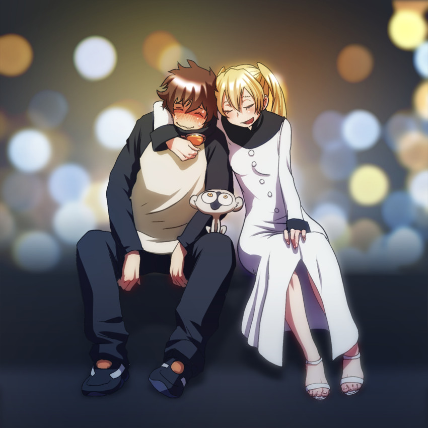leonardo watch, white, and sonic speed monkey (kekkai sensen) drawn by wokada