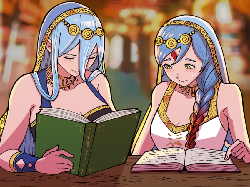 azura, lilith, and leanne (fire emblem and 2 more) drawn by mnejing30