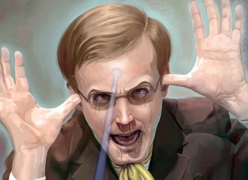 muska and graham chapman (tenkuu no shiro laputa and 2 more) drawn by sakkan