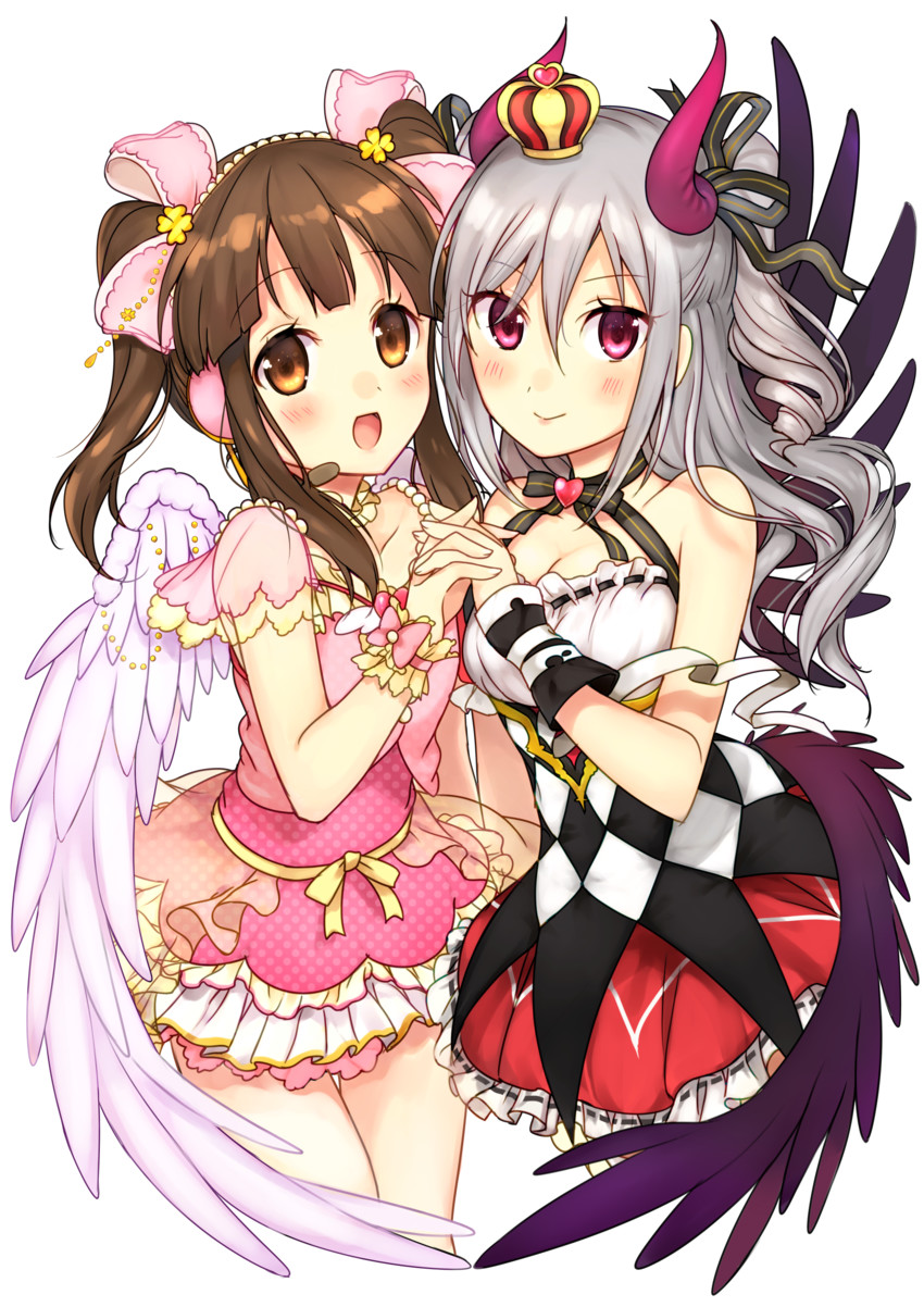 kanzaki ranko and ogata chieri (idolmaster and 1 more) drawn by kakizato