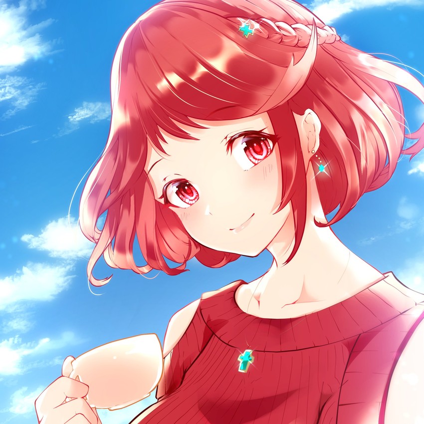 pyra (xenoblade chronicles and 1 more) drawn by risumi_(taka-fallcherryblossom)