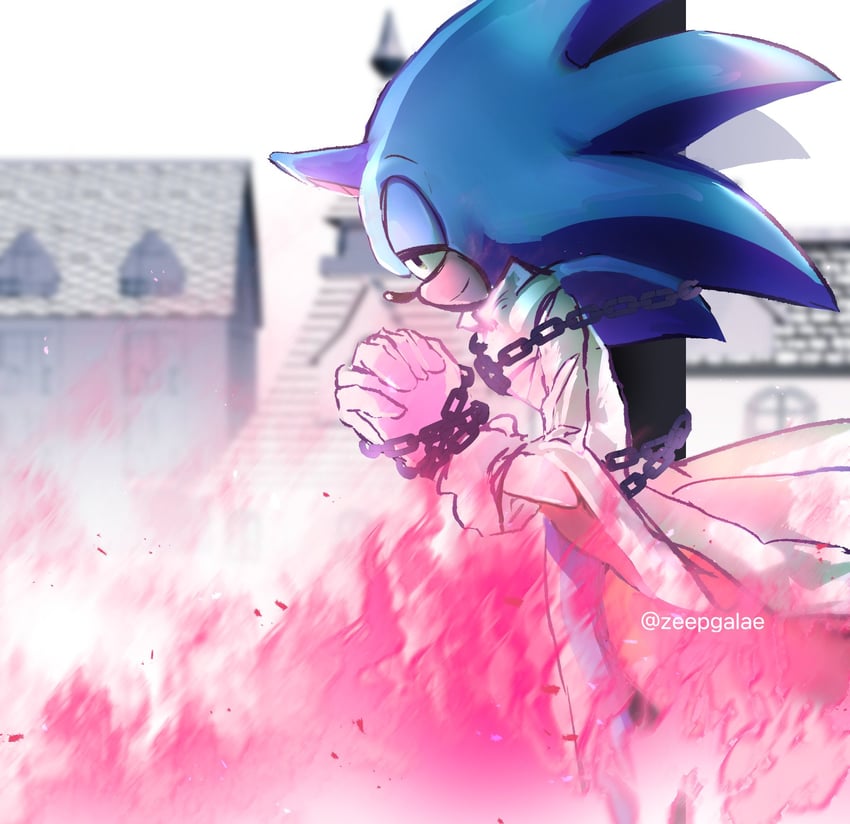 sonic the hedgehog (sonic) drawn by shapam_(zeepgalae)