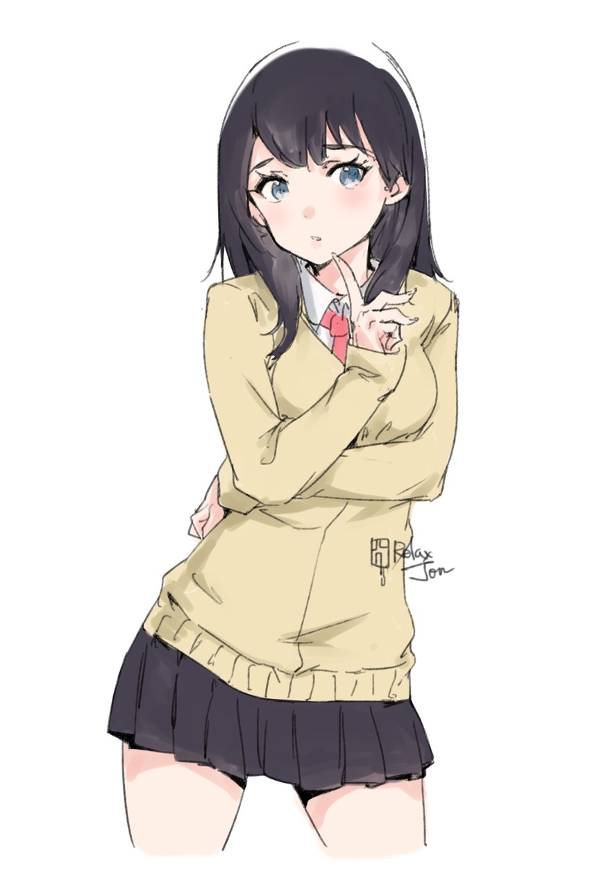 takarada rikka (gridman universe and 1 more) drawn by relaxjon