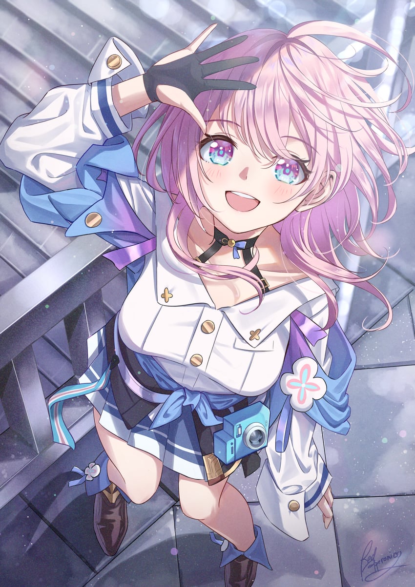 march 7th (honkai and 1 more) drawn by redpepperoni00