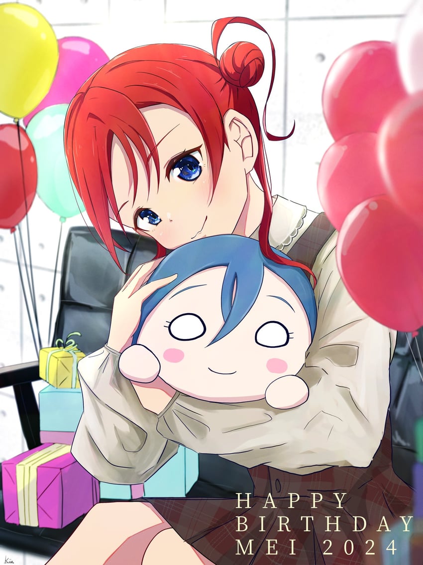 wakana shiki and yoneme mei (love live! and 1 more) drawn by kiin_(kiin_00)
