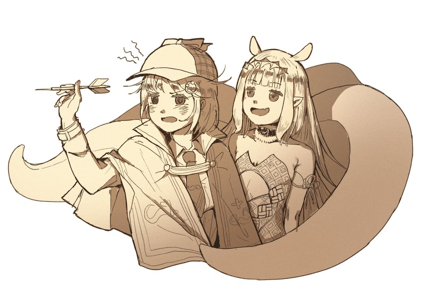 ninomae ina'nis and watson amelia (hololive and 1 more) drawn by vincent_wu