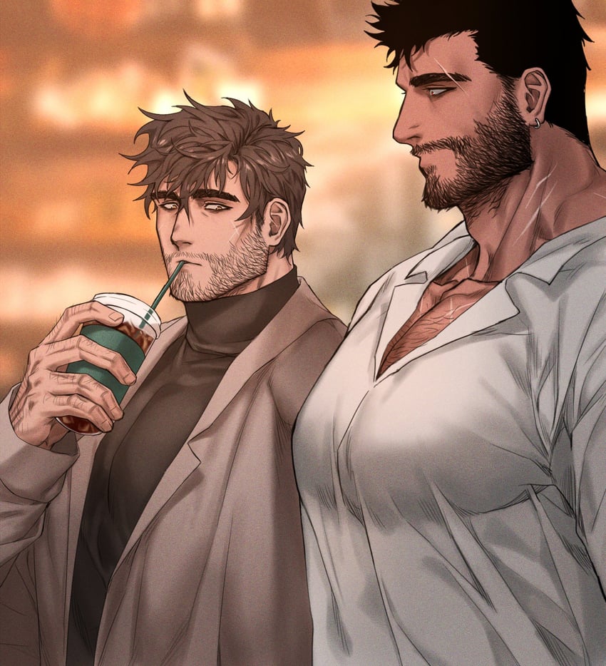 sam and pietro wilson (scp foundation) drawn by dobek_k