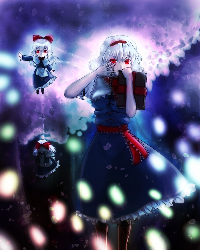 alice margatroid, shanghai doll, and hourai doll (touhou) drawn by sakuya_(sa_ku_yan)