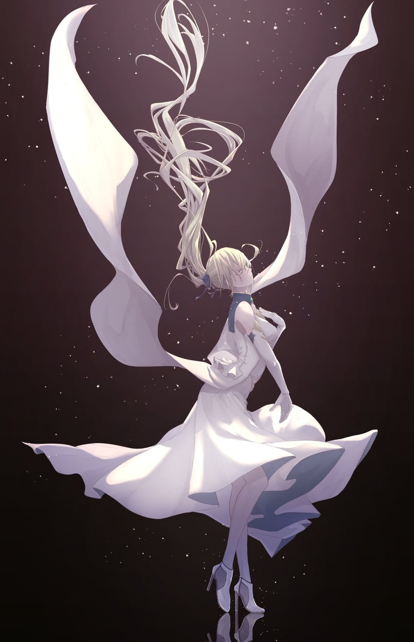 artoria pendragon and saber (fate and 1 more) drawn by bubble_pimbolaria