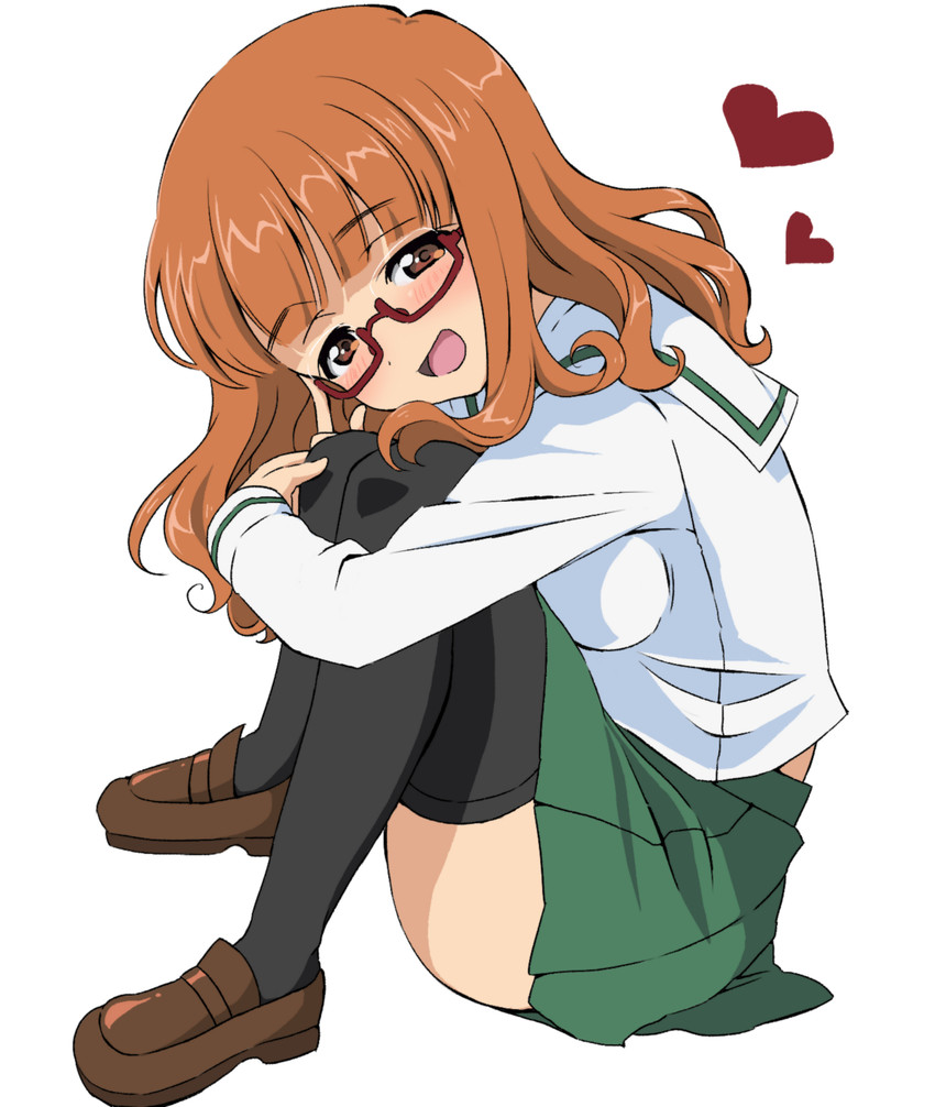 takebe saori (girls und panzer) drawn by misa_(mikarin)