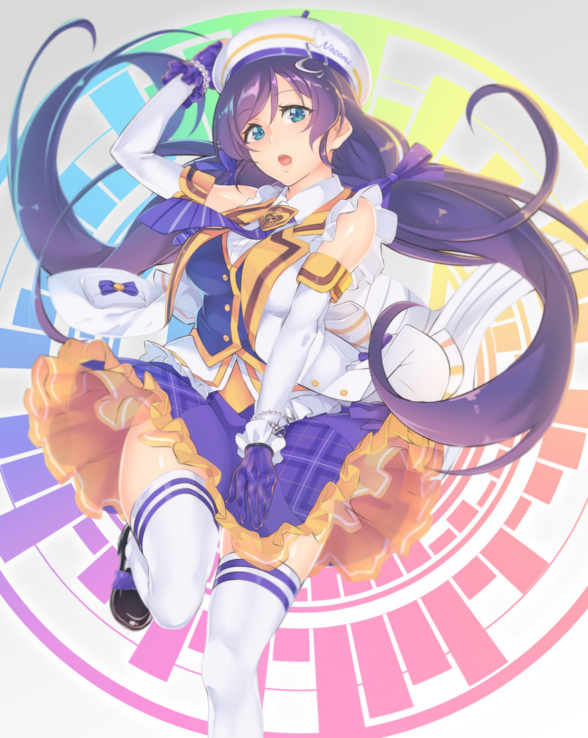 tojo nozomi (love live! and 1 more) drawn by makita_(twosidegekilove)