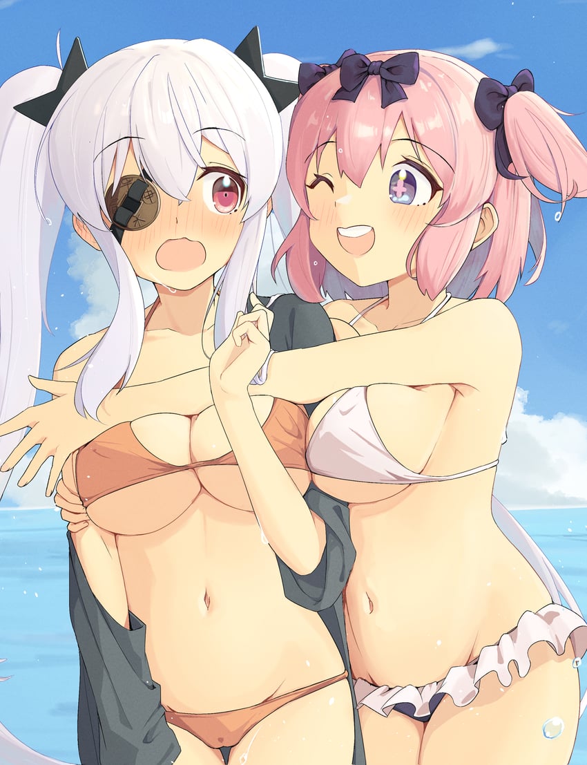 hibari and yagyu (senran kagura and 1 more) drawn by emma_(3one3o)