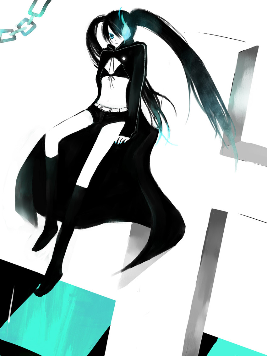 black rock shooter (black rock shooter) drawn by waka-kiyu