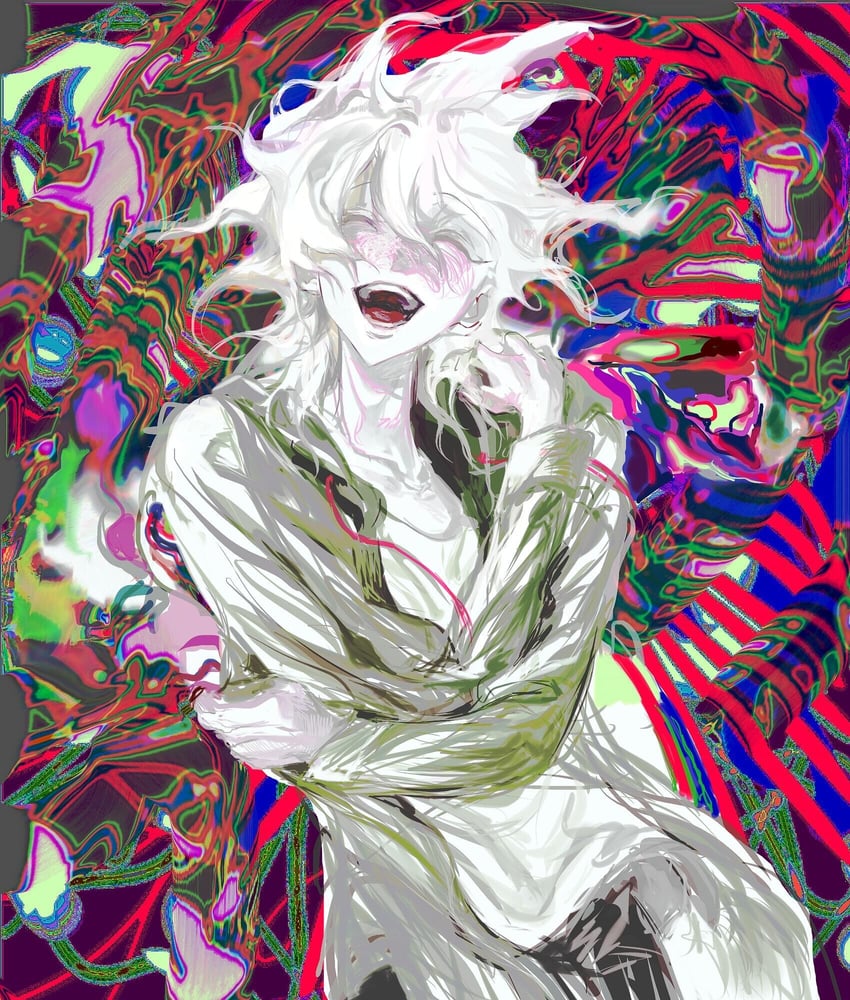 komaeda nagito (danganronpa and 1 more) drawn by wenzhushiciben