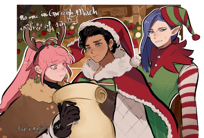 hilda valentine goneril, claude von riegan, and lorenz hellman gloucester (fire emblem and 1 more) drawn by funyanrinpa
