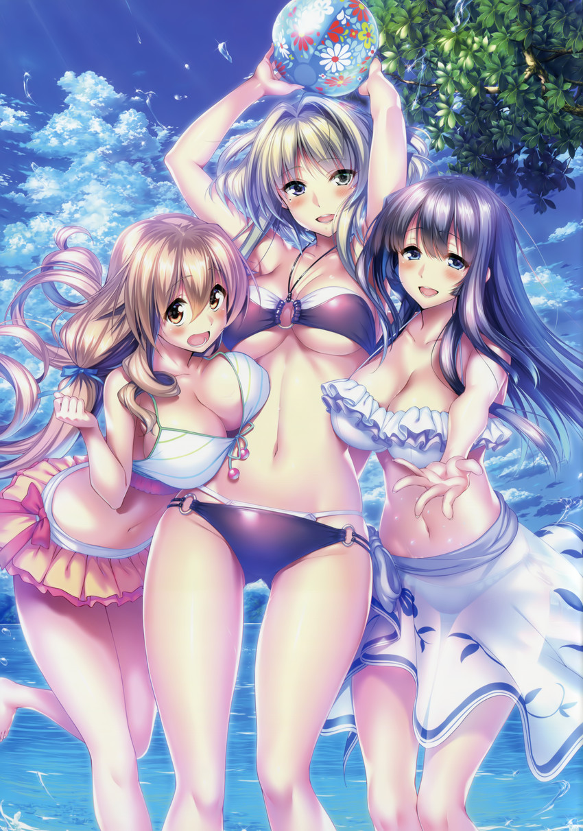 kanbayashi mizuki, hoshikawa koharu, and takayashiro sayuki (amakano) drawn by piromizu