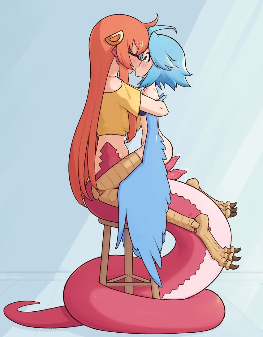 miia and papi (monster musume no iru nichijou) drawn by liveactors