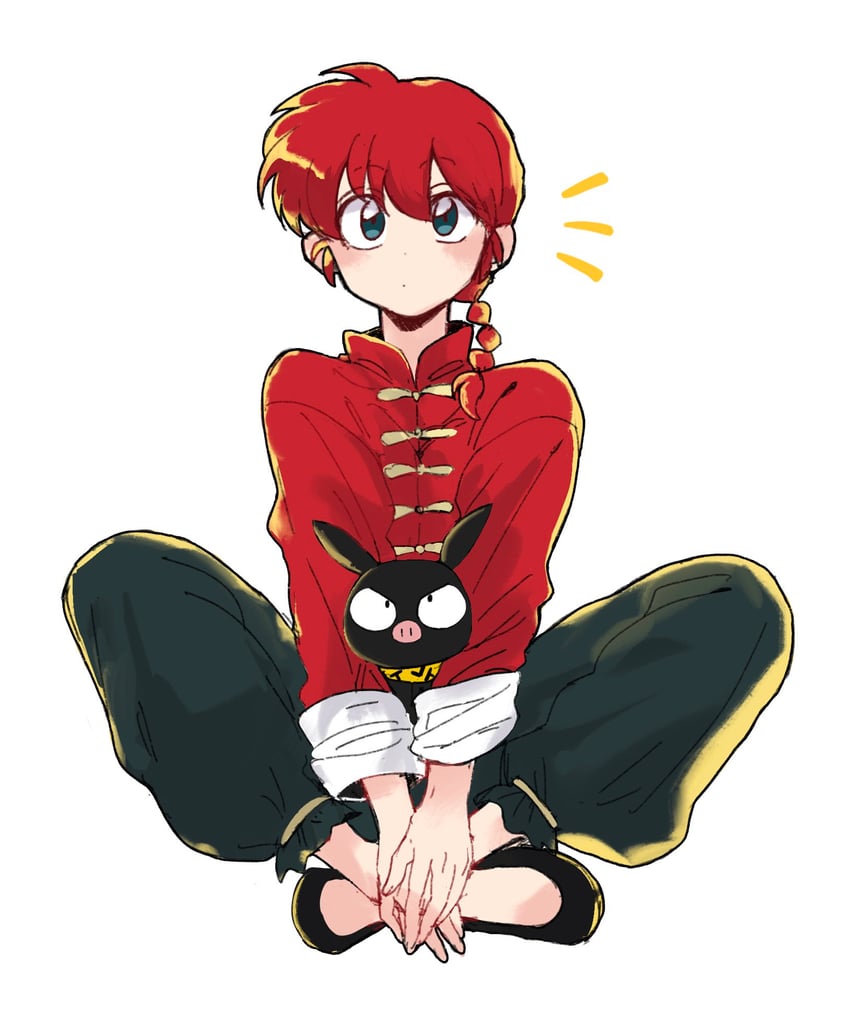 ranma-chan and p-chan (ranma 1/2) drawn by nmnm_bbb