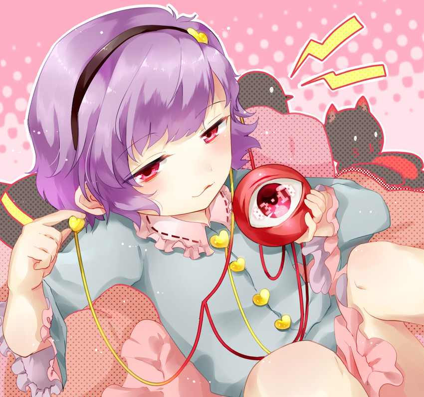 komeiji satori, kaenbyou rin, and reiuji utsuho (touhou) drawn by kanonari