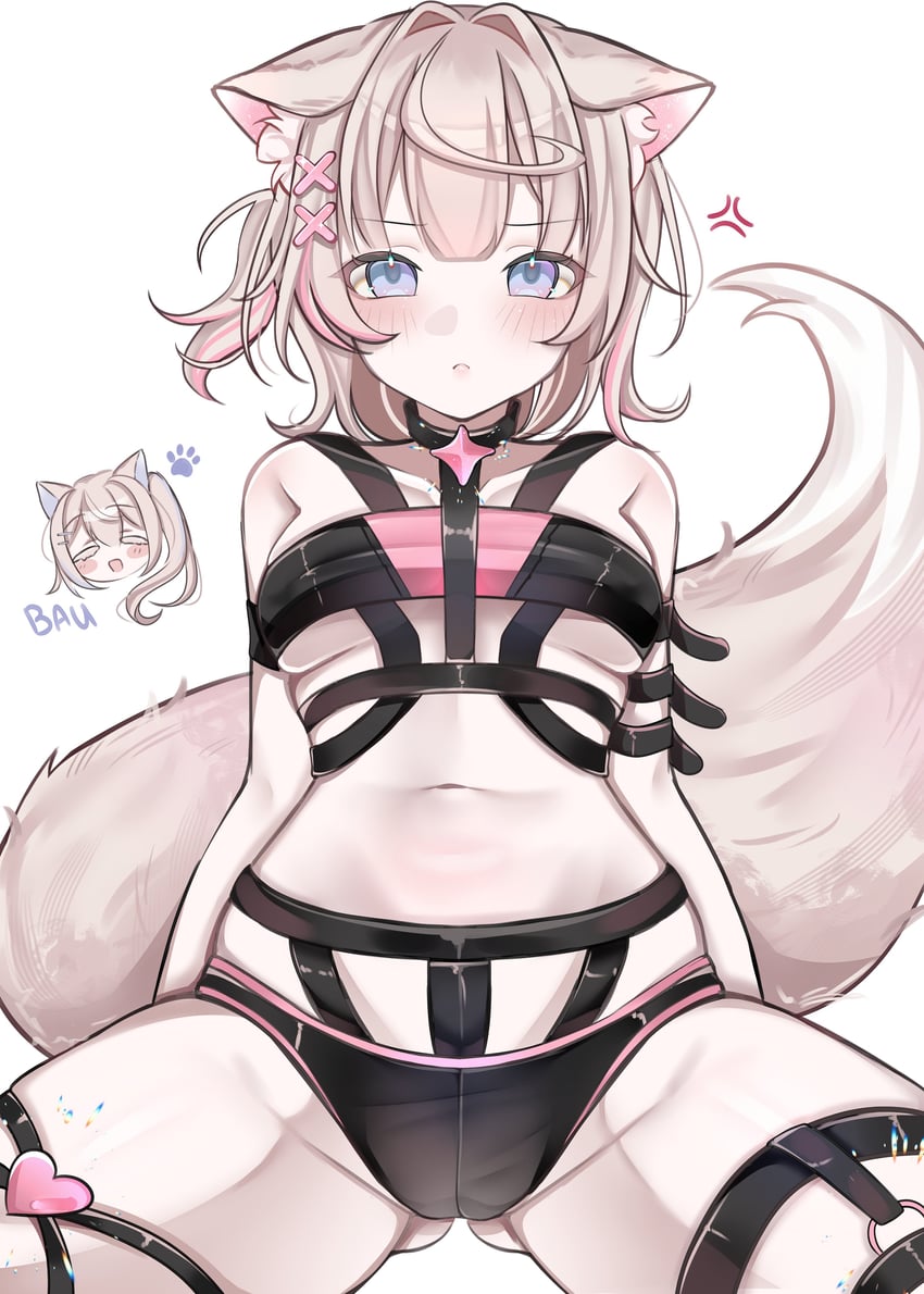 fuwawa abyssgard and mococo abyssgard (hololive and 1 more) drawn by rosheil