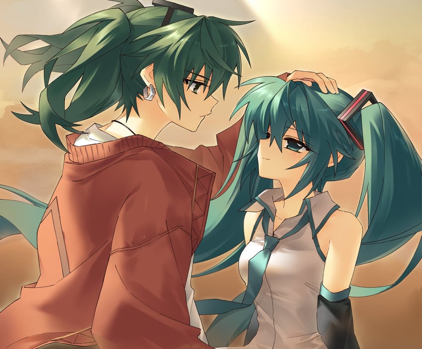 hatsune miku (vocaloid and 1 more) drawn by hynn0x_x