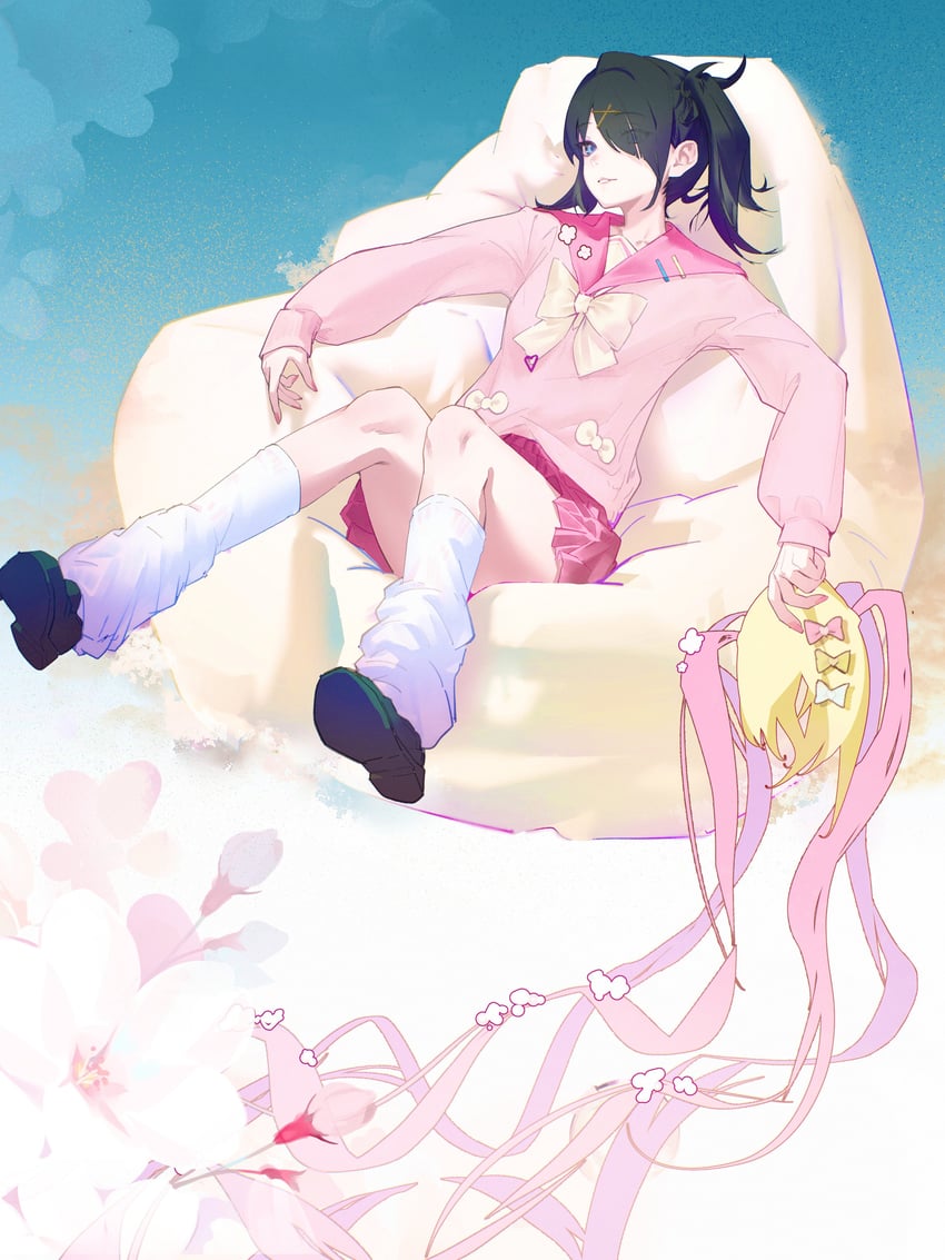 chouzetsusaikawa tenshi-chan and ame-chan (needy girl overdose) drawn by ivdimension