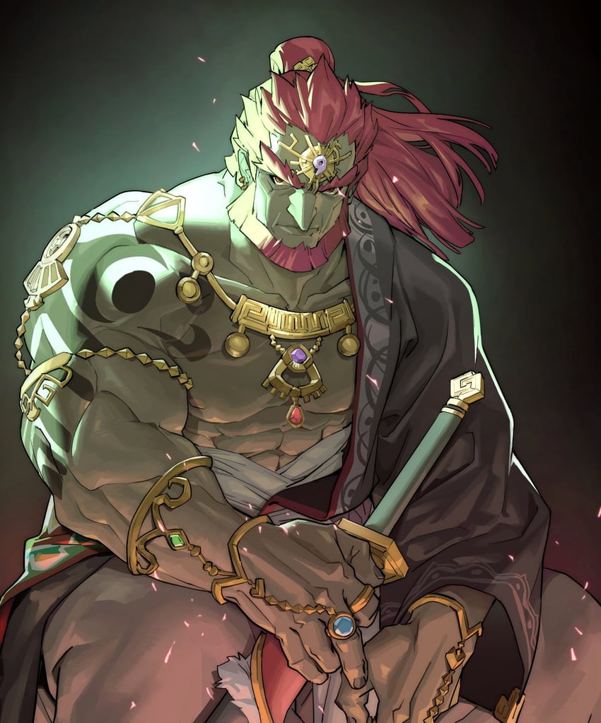 ganondorf (the legend of zelda and 1 more) drawn by ju_neng_binggui