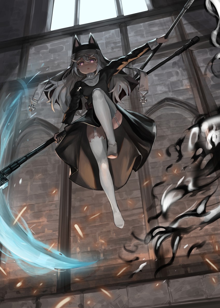 p7 and sister friede (girls' frontline and 2 more) drawn by dokomon